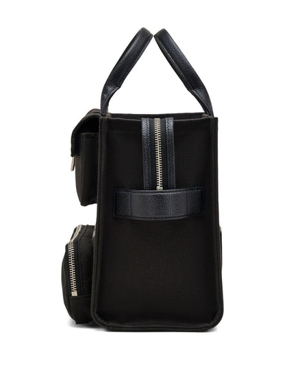 Marc Jacobs The Cargo Medium Black Cotton Tote Bag Black