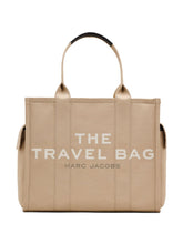 Marc Jacobs The Travel Tote Large Cotton Shopper Bag Beige