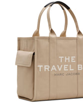 Marc Jacobs The Travel Tote Large Cotton Shopper Bag Beige