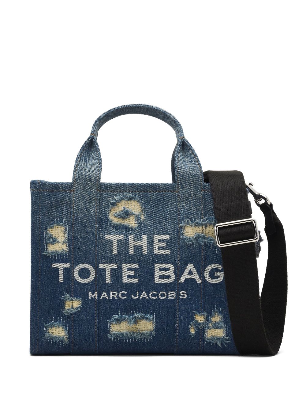 Marc Jacobs The Rip And Repair Denim Small Tote Bag Blue