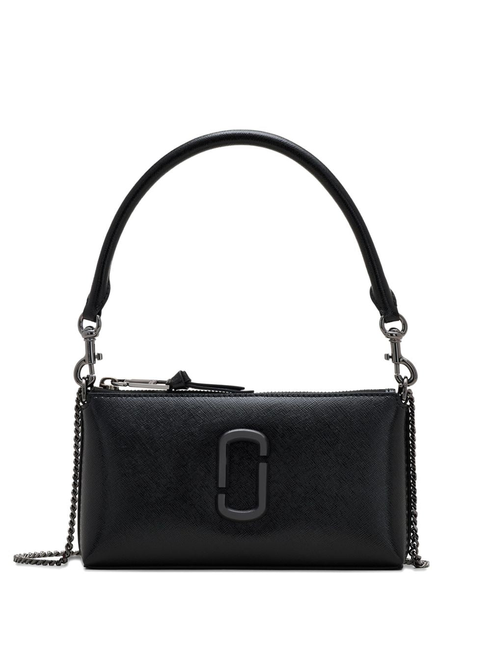 Marc Jacobs The Pochette Split Cow Leather Shoulder Bag Black