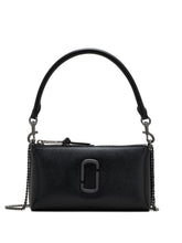 Marc Jacobs The Pochette Split Cow Leather Shoulder Bag Black