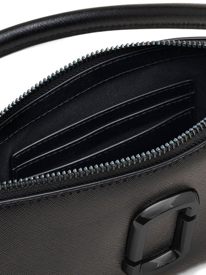 Marc Jacobs The Pochette Split Cow Leather Shoulder Bag Black