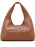 Marc Jacobs The Sack Leather Handbag in Caramel Brown Leather Brown