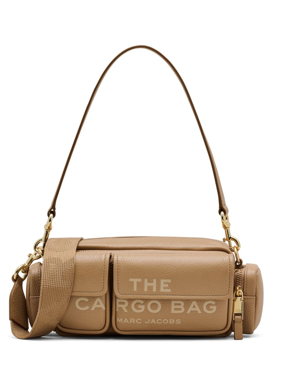 Marc Jacobs The Leather Cargo Shoulder Bag in Camel