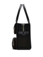 Marc Jacobs The Large Tote Black Canvas Shopper Bag Black
