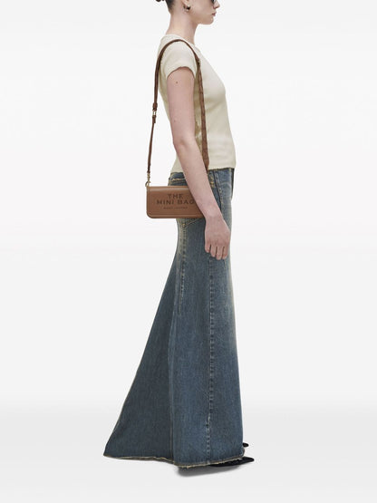 Marc Jacobs The Leather Mini Shoulder Bag Leather Brown