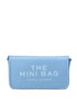 Marc Jacobs The Leather Mini Foldover Shoulder Bag Clear Blue