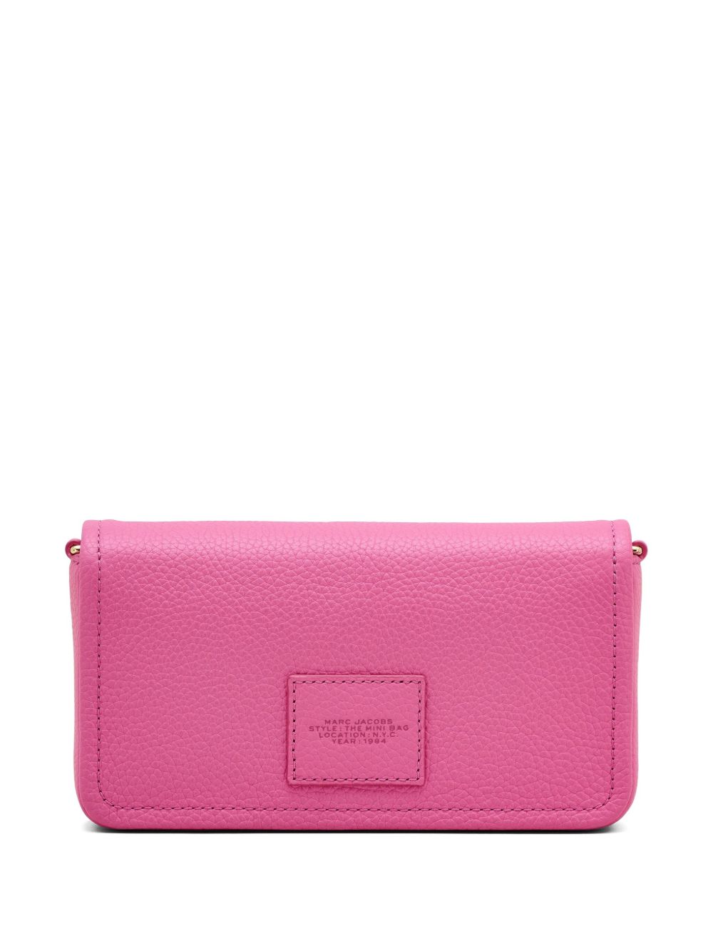 Marc Jacobs The Mini Foldover Crossbody Bag in Fuchsia Leather