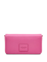 Marc Jacobs The Mini Foldover Crossbody Bag in Fuchsia Leather