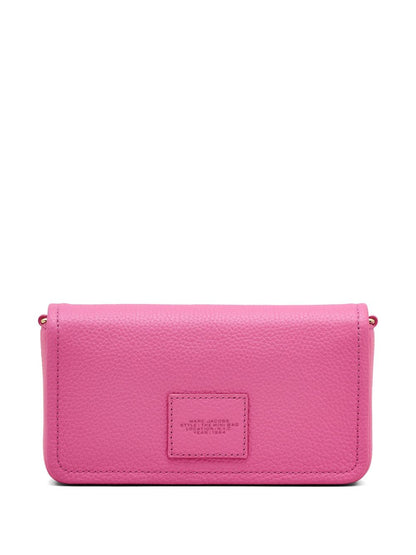 Marc Jacobs The Mini Foldover Crossbody Bag in Fuchsia Leather