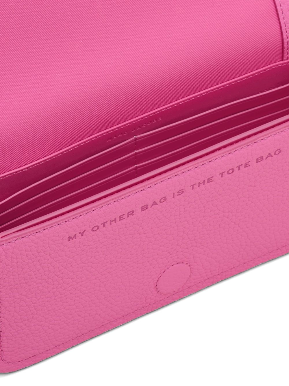 Marc Jacobs The Mini Foldover Crossbody Bag in Fuchsia Leather
