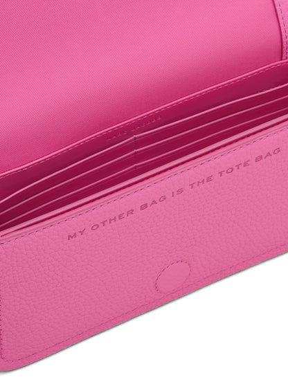 Marc Jacobs The Mini Foldover Crossbody Bag in Fuchsia Leather