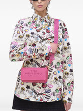 Marc Jacobs The Mini Foldover Crossbody Bag in Fuchsia Leather