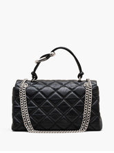 Marc Jacobs The Quilted Dual Convertible Leather Shoulder Bag Black