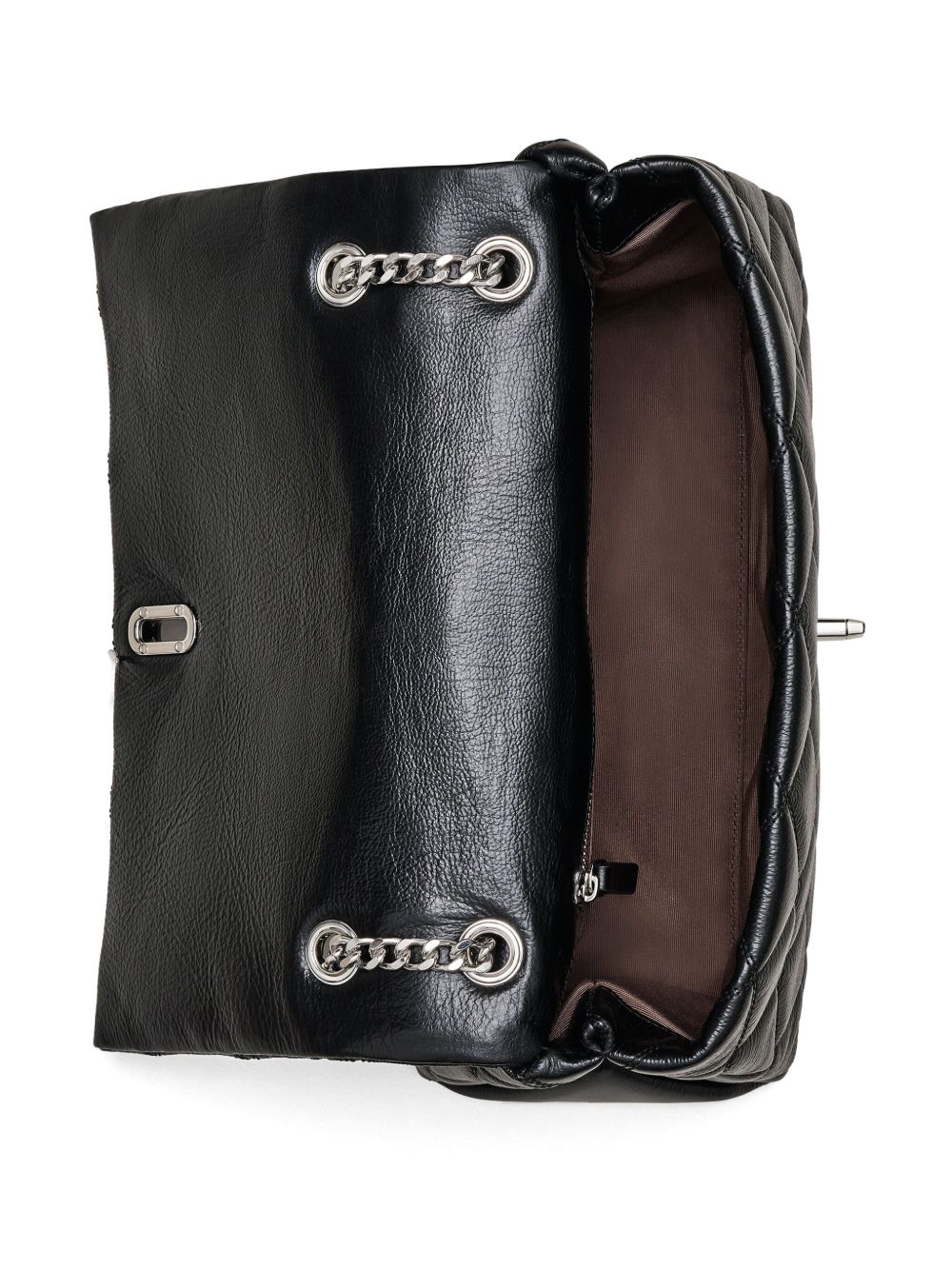 Marc Jacobs The Quilted Dual Convertible Leather Shoulder Bag Black