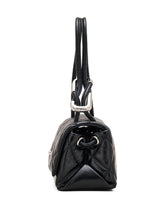 Marc Jacobs The Mini Quilted Dual Chain Leather Shoulder Bag Black