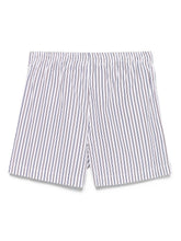 The Attico Striped cotton shorts Multicolor