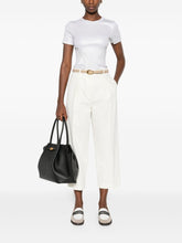 Brunello Cucinelli Ribbed Cotton-Blend T-Shirt Silver