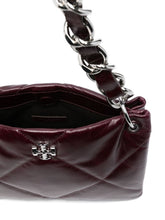 Tory Burch Quilted Chain-Strap Leather Shoulder Bag Bordeaux