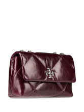 Tory Burch Quilted Leather Chain Shoulder Bag Bordeaux