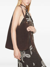 Tory Burch Romy Suede Hobo Bag Brown