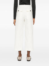 Brunello Cucinelli Pleated Cropped Cotton Trousers White White