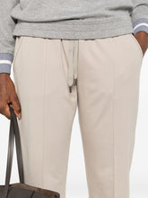 Brunello Cucinelli Drawstring Cuffed Cotton Sweatpants Beige Beige