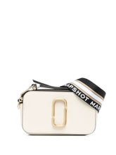 Marc Jacobs The Snapshot Leather Shoulder Bag White