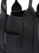 Hogan Pre Pre Script Small Calf Leather Shopper Bag Black