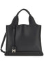 Hogan Pre Pre Small Leather Tote Bag Black black