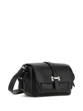Hogan Pre Pre Flap Small Calfskin Shoulder Bag Black