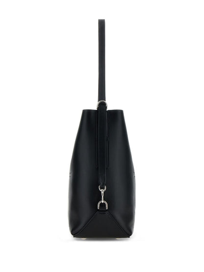 Hogan Pre Pre Hocket Medium Leather Hobo Bag Black