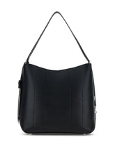 Hogan Pre Pre Hocket Medium Leather Hobo Bag Black