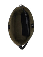 Hogan Pre Pre Hocket Medium Leather Hobo Bag Black