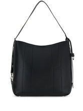 Hogan Pre Pre Hocket Medium Leather Hobo Bag Black