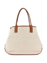 Hogan Pre Pre Script Medium Canvas Tote Bag Ivory