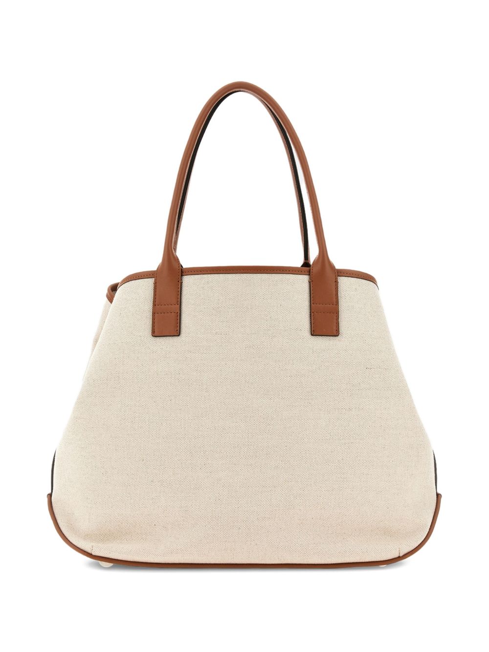 Hogan Pre Pre Script Medium Canvas Tote Bag Ivory
