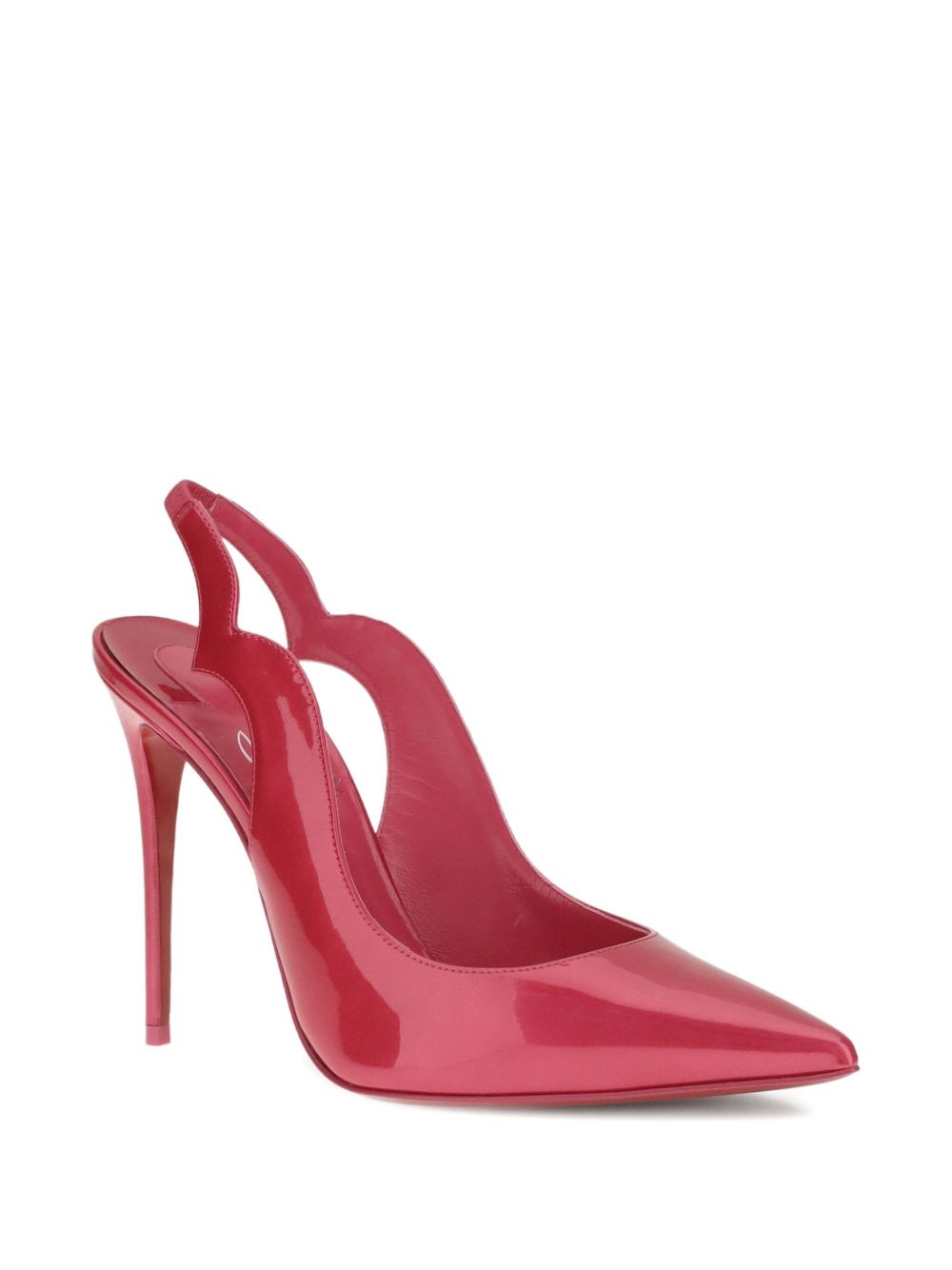 Christian Louboutin Hot Chick Leather Pumps Fuchsia