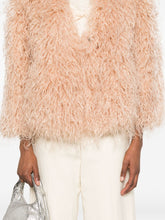 Forte Forte Long Powder Beige Coat with Concealed Fastening Powder