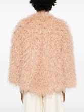 Forte Forte Long Powder Beige Coat with Concealed Fastening Powder