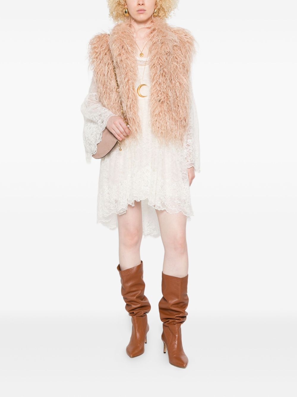 Forte Forte Sleeveless Jacket Powder
