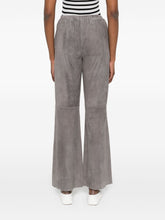 Forte Forte High-Waisted Calf Suede Leather Trousers Beige beige