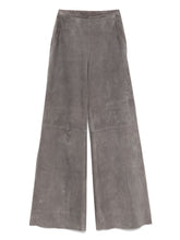 Forte Forte High-Waisted Calf Suede Leather Trousers Beige beige