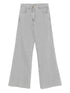 Forte Forte Flared Light Grey Five-Pocket Denim Jeans Grey