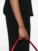 Forte Forte Flared Satin Smoking Trousers Black Black