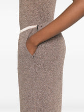 Forte Forte Lurex Wide-Leg Flared Trousers Powder powder