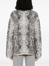 Forte Forte Alpaca-Blend Curved-Hem Wool Jacket Blue