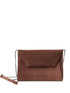 Brunello Cucinelli Suede Chain Clutch Bag Bordeaux Bordeaux