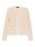 Fabiana Filippi Silk-Blend Wool Jacket in Beige Beige